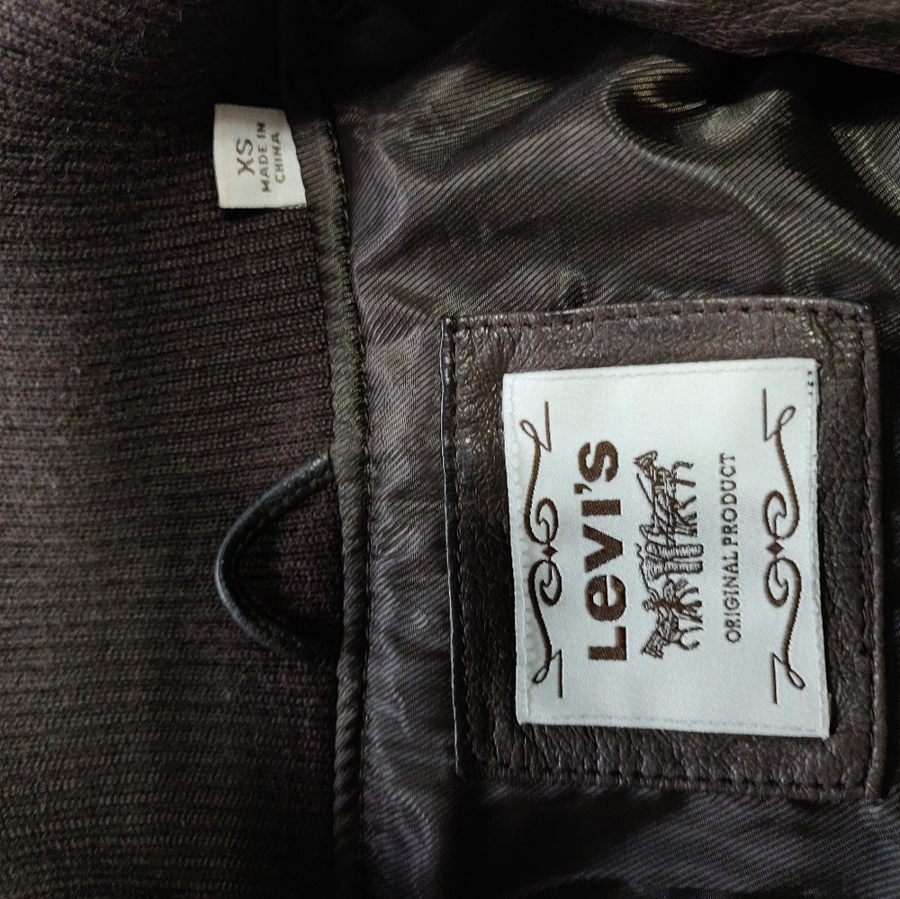 Levi's Leather Jacket - Picture 3 of 3